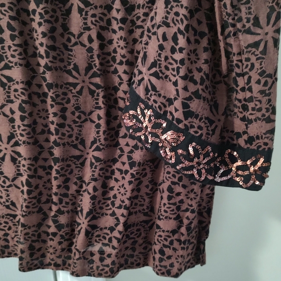 Women's Sequence Silk/Cotton Top - Picture 4 of 8